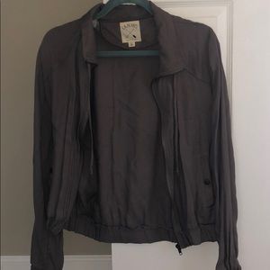Brown zip up jacket